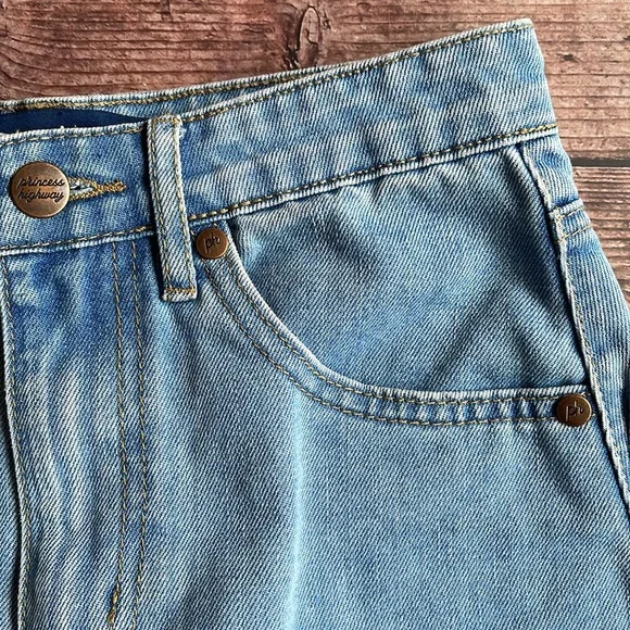 PRINCESS HIGHWAY | Faded wash denim mini skirt - Picture 4 of 9